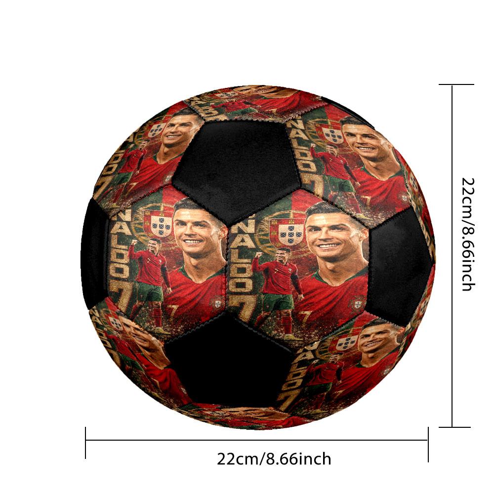 Size 5 Printed Football Resistant Outdoor Training Soccer Ball