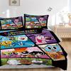 3pc Powerpuff Girls Cartoon Party Bedding Set Guest Room Bedroom Decor Christmas Halloween Decor Gifts- All Seasons (No Insert)a1013122