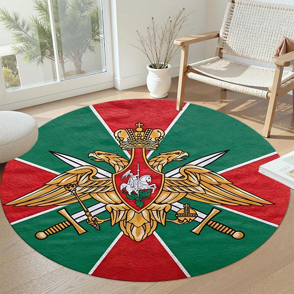 Eagle Round Office Rug Design for Game Room Dormitory Entryway Outdoor Antislip Round Carpet Decorate Offices Perfect Gift for Friends Family