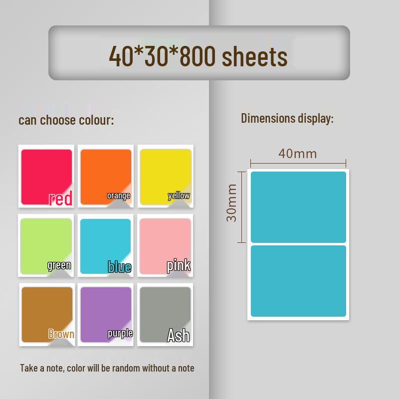 Custom Waterproof Multi-Color Thermal Paper Label: Oil-Proof, Self-Adhesive & Barcode-Ready
