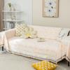 Chenille-Sofatuch im Boho-Stil mit Quasten, doppelseitig, für Wohnzimmer, Camping, Picknick, große Decke, Freizeit, Entspannung, Strandtuch