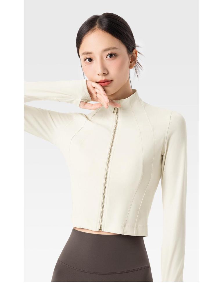 Women's Windproof Slimming Long Sleeve Yoga Jacket