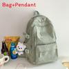 Nylon School Backpack For Girls And Boys With Design And Animal Print For Middle School Use
