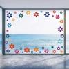 Flower Stickers for Cars,Flower Car Stickers -Ins Style Daisy Car Stickers Pink Girls Bedroom