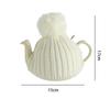 Cute Acrylic Knitted Tea Set for London Pottery, 2 Cup Size, Gift (Brown - One Piece)