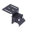 Roof Rack Mounting Fastener Set with Multiple Elongated Slots and Black Finish for Roof Rack Hardware Replacement and Installation Planning