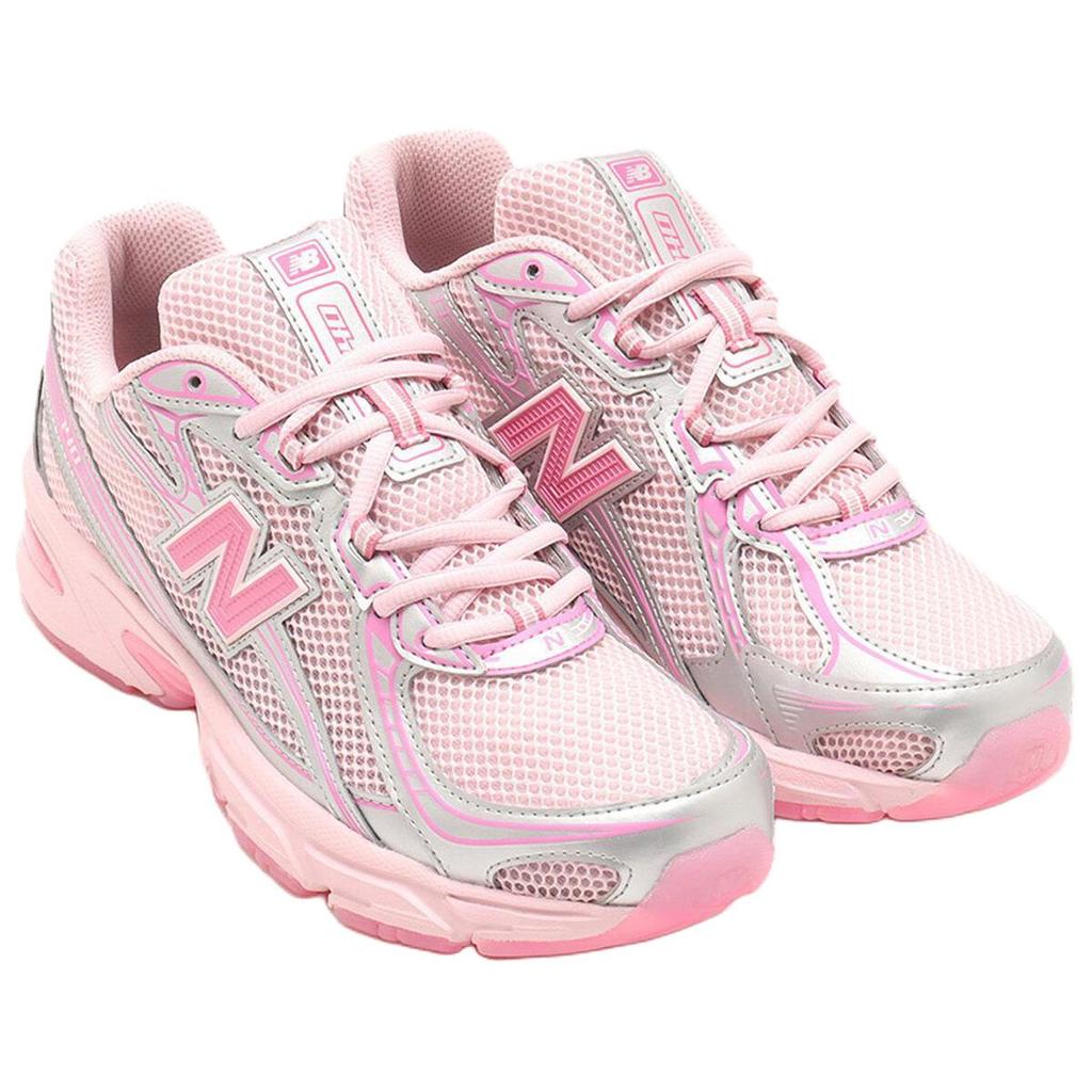 New Balance atmos pink x 740 Pink Vacation Women Sneakers Metallic-Silver U740AP2