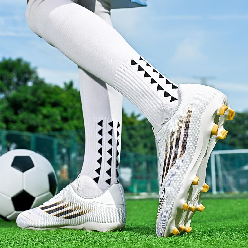 Botas de Fútbol para Hombre Zapatos de Fútbol de Alta Calidad Botines TF/FG para Césped Artificial y Natural Outdoor Society Originales Zapatillas Resistentes