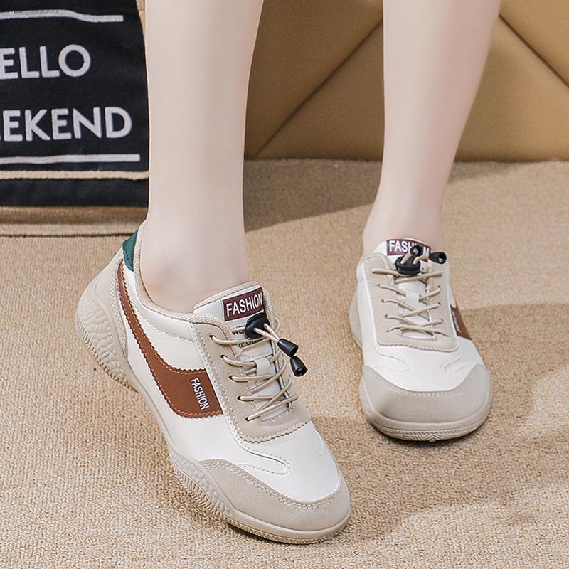 2025 Spring Women's All-Match Lightweight Breathable White Running Shoes B698