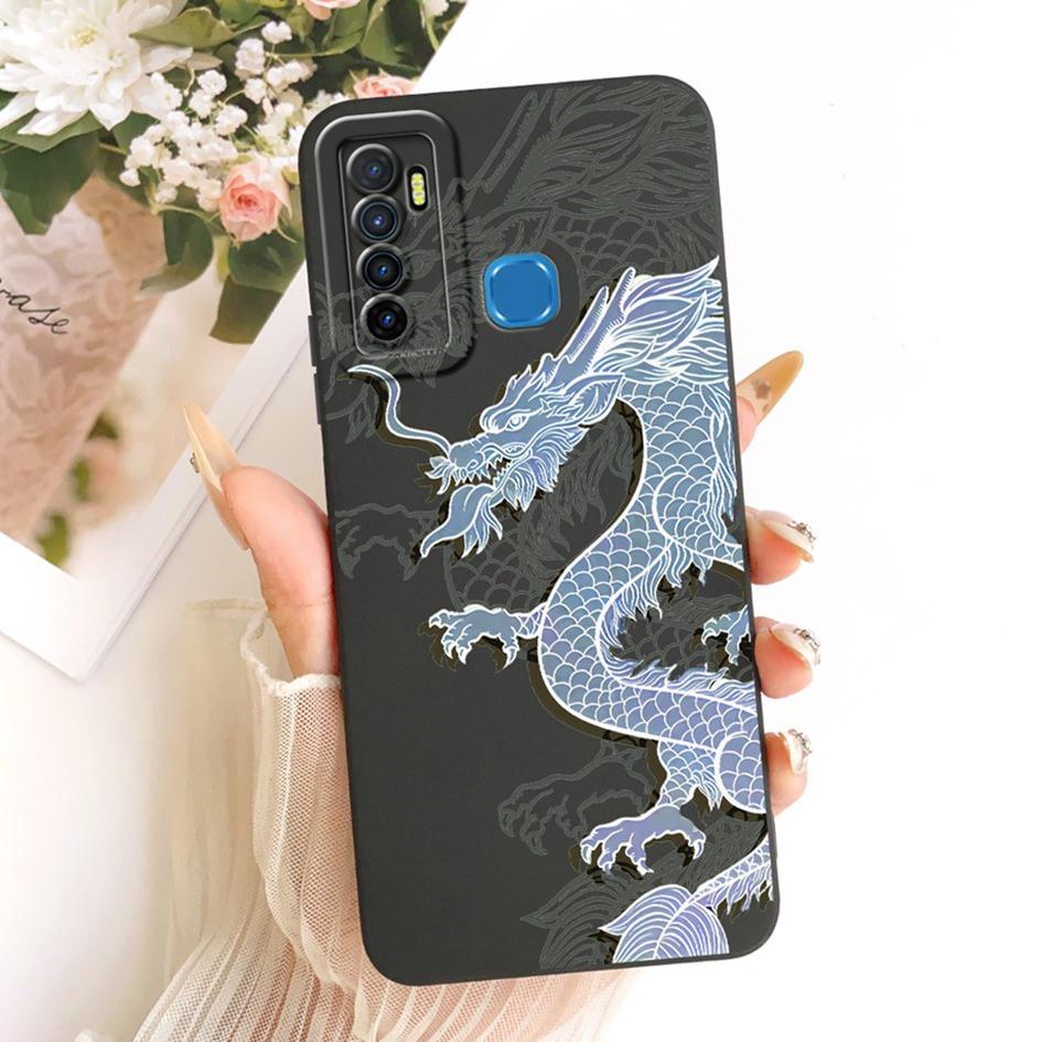 For Infinix Note 7 Lite Case X656 Popular Floral TPU Cover Soft Silicone Phone Cases For Infinix Hot 9 Pro Funda Hot9 Play Shell