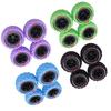4pcs RC Car Wheels Tires Set with Socket M3 M4 Nut Universal Rubber RC Car Tires for 1/14 1/16 RC Cr