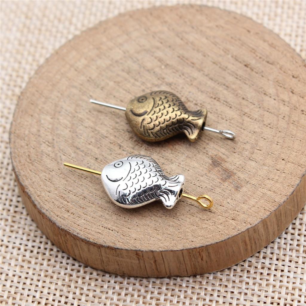 Small Hole Spacer Beads Minimalist Animal Charms For Pet Jewelry Components