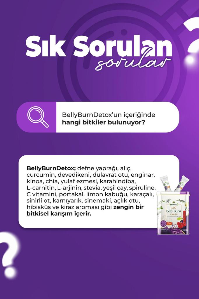 Mesirişifa Belly Burn Detox Tea 8gr 20-piece Natural Content Detox Tea