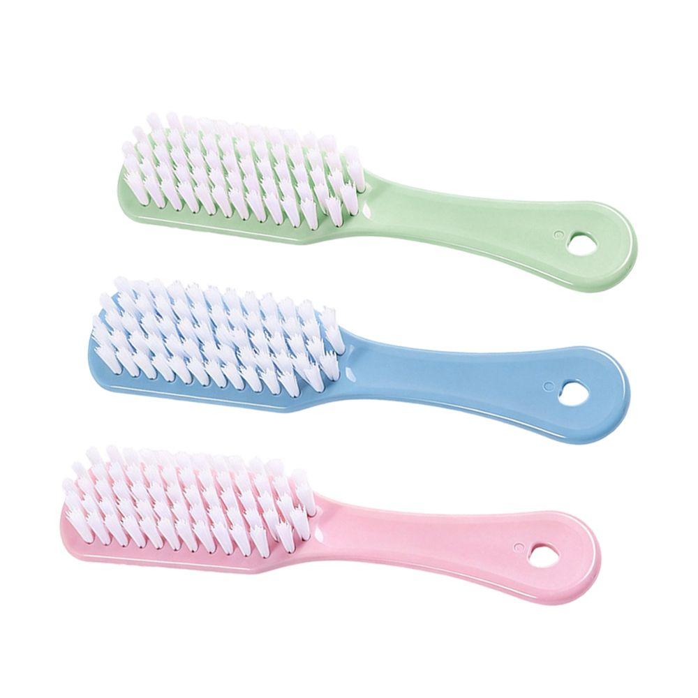 3pcs With Handle Scrub Brush Household Tool Laundry Brush Practical Shoes Cleaning Brush Home