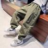 2025 New Boys' Fleece-Lined Sweatpants: Thickened Casual Sports Pants for Spring, Autumn, and Winter