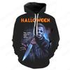 Horror Movie Halloween 3d Print Hoodies Men Women Fashion Michael Myers Hoodie Women Sweats Girl Coats Street Tracksuit Pullover