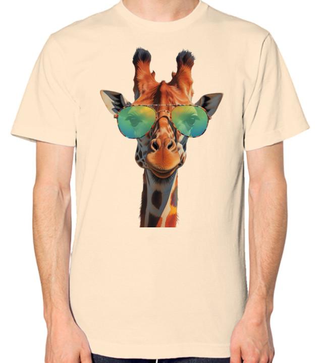 

Giraffe Wearing Cool Sunglasses T-Shirt Hipster Fashion Hippie Swag Top Unisex 4XL