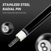 OKHEALING Schwarze Technologie Pool Queue Kohlefaser Billard Queue Sticks 11,8mm Spitze Radial Pin Verbindung 147cm/58inch Länge 19~20oz Gewicht