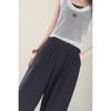 Tencel Linen Pants Women's Summer Thin Cotton and Linen Wide-leg Pants Cropped Pants Bloomers Commuter Casual All-match