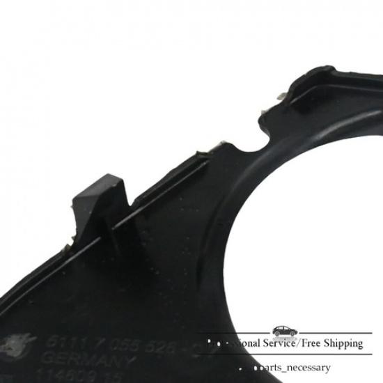 Fit 04-10 BMW 650i645Ci Front Right Passenger Bumper Fog Light Covers Bezel Trim