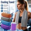 Outdoor Fitness Cooling Towel Microfibre Cooling Towel for Neck & Face, Cool Towel 100x30 Cm, Quick Dry Gym Towels for Women Men