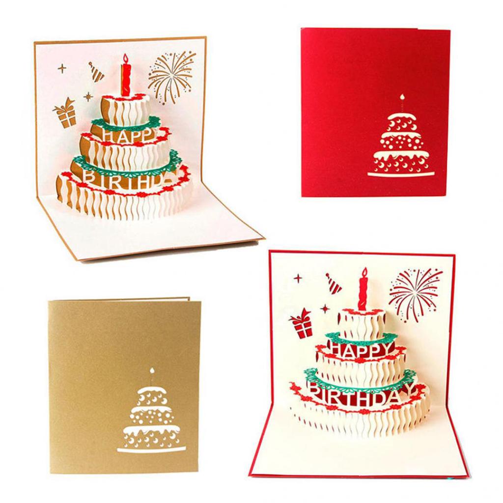 Creation Anniversaire Gateau Bougies 3d Pop Up Papier Carte De Voeux Cadeau Festival Acheter A Prix Bas Livraison Gratuite Avis Reels Avec Des Photos Joom