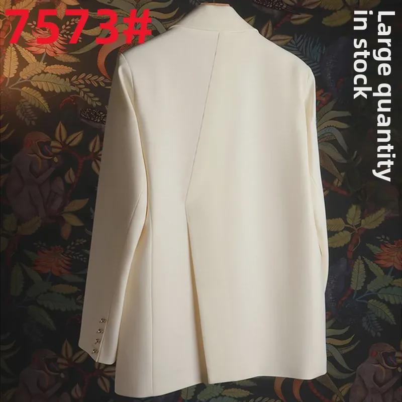 Women's Suit Jacket 2024: New Spring/Autumn Style, Casual & Unique Design with Slit