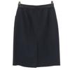 Prada Made In Italy Midi Length Tight Skirt 38 Black Series Women Used