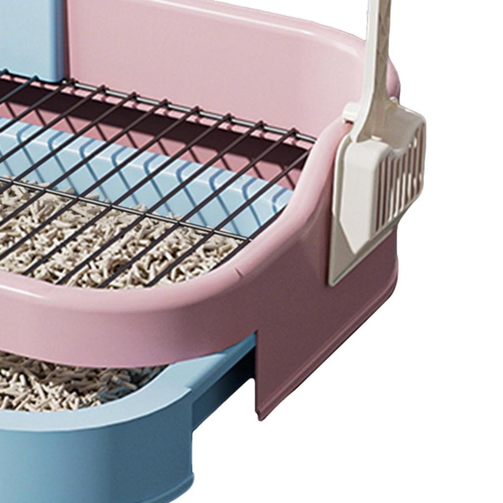 Dog Toilet, Keep Floor Clean Anti Splashing Bedpan with Drawer Tray, Portable Dog Potty Tray for Living Room Home