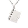 European and American Men's and Women's Pendants with Letters on The Back