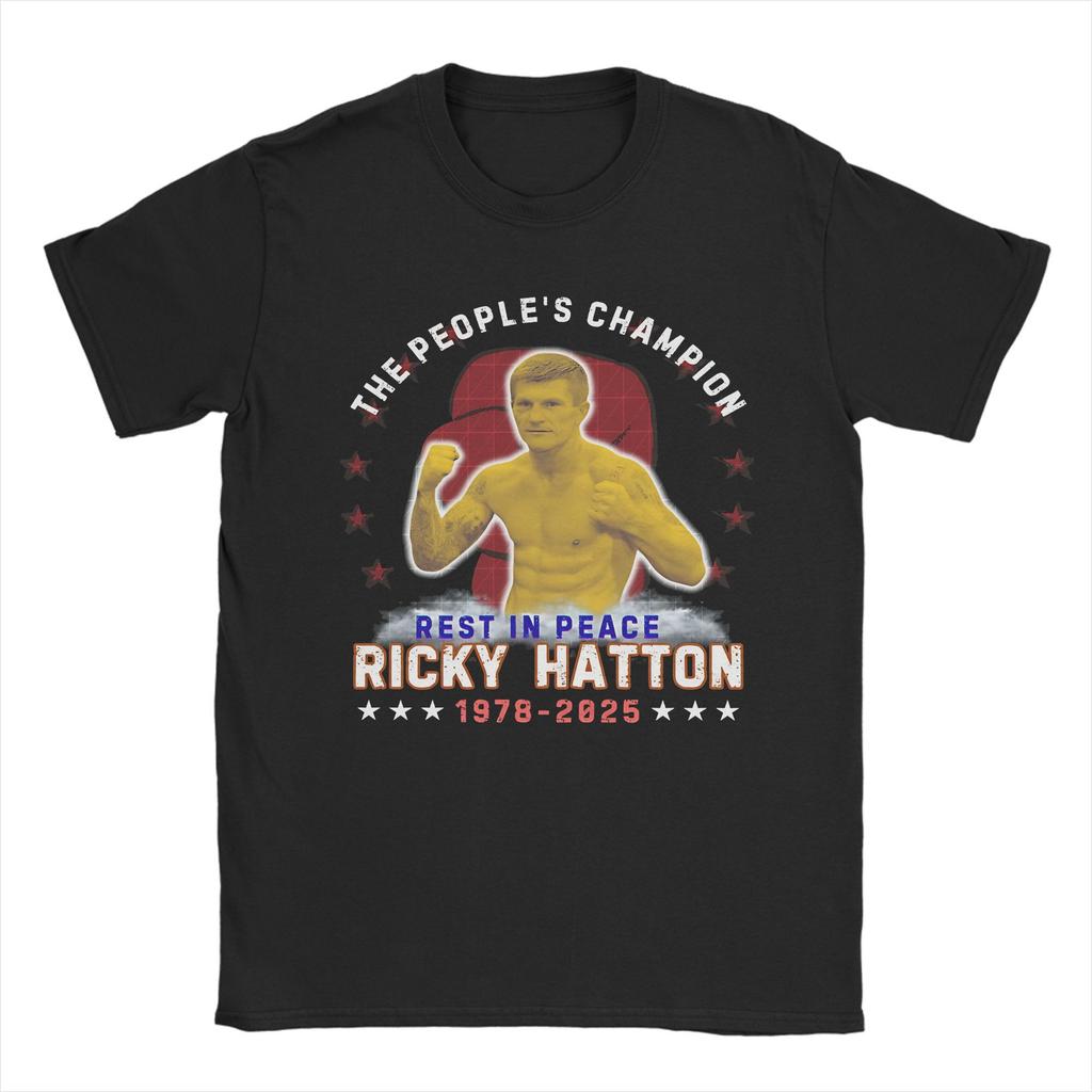 Graphic Printed Ricky Hatton T Shirt For Unisex 100% Cotton T-shirts Short Sleeve Clothing