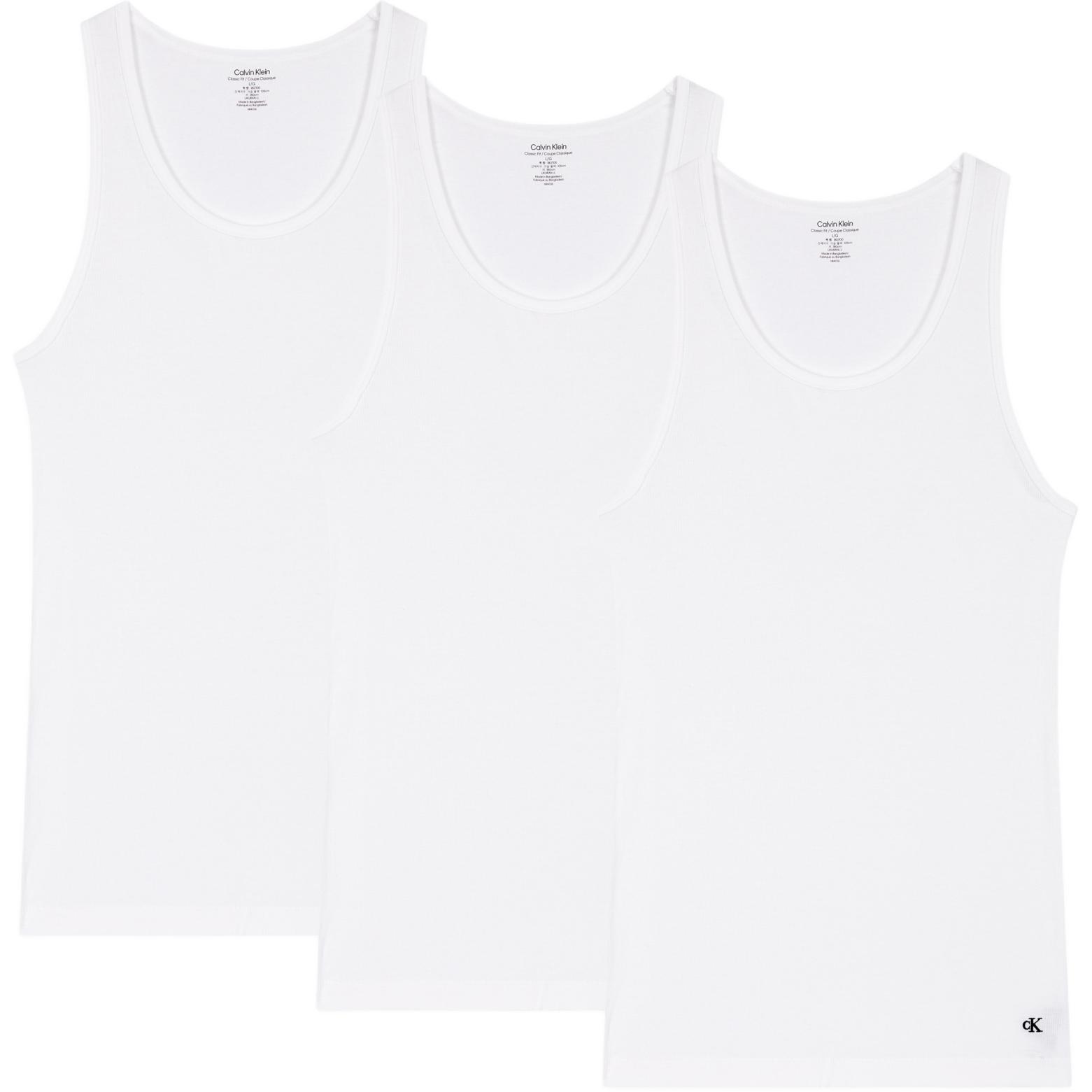

Calvin Klein Однотонный Удобный Мягкий Жилет Без Рукавов с Круглым Вырезом Мужские Топы Белый NB4036-100 M
