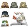 3D Dollar Bedding Set Money Duvet Cover and Pillow Case 2/3 Pieces AU240 * 270 Extra Large Size Luxury Soft Quick Drying Home Furnishing Dollar