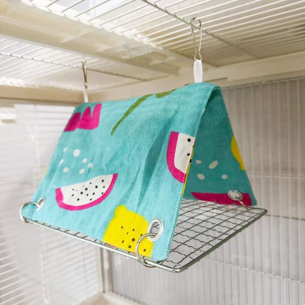 Breathable Parrot Hammock Bed Climb Toy Summer Tent Hut Removable Bird Sleep Nest For Small Pet