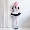 Anime Maid Costume Set Anime Maid Apron Maid Dress, Maid Headpieces, and Maid Bowtie Halloween Cosplay Costume