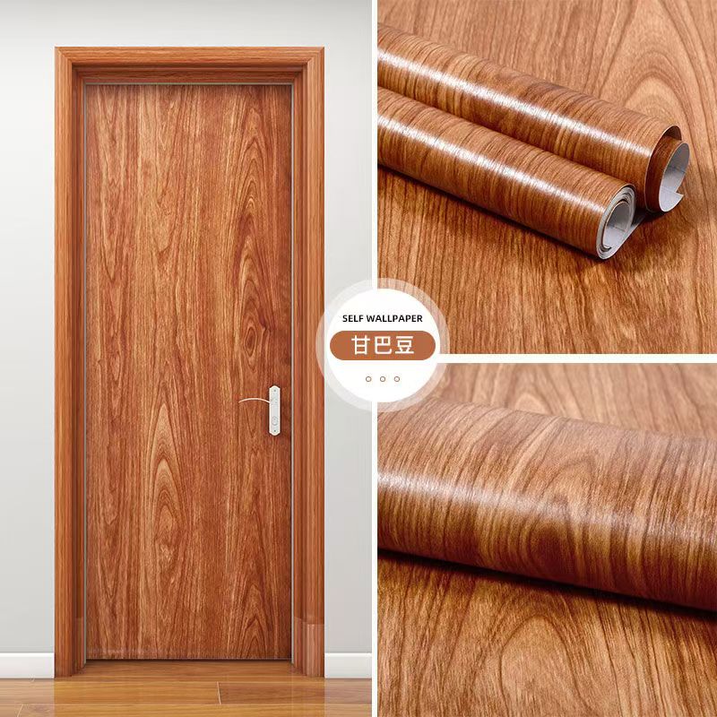 Waterproof Wood Vinyl Wallpaper Roll Self Adhesive Decor Contact Paper Doors Cabinet Desktop Modern Furniture Decorative Sticker