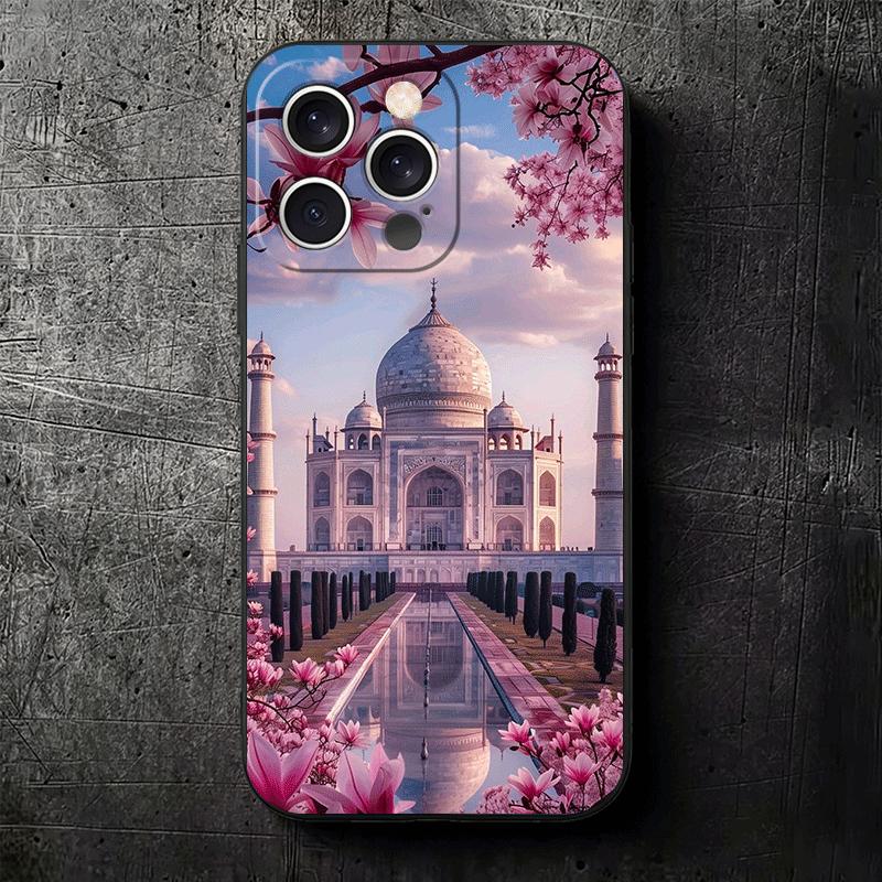 Islam Muslim Mosque Soft Phone Case for iPhone 16 16E 17 Air 15 Pro Max 14 Plus 13 Mini 11 12 7 Black Cover Back Shell