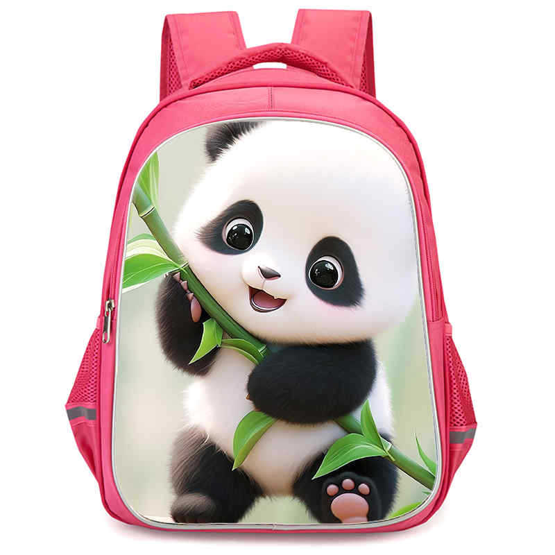 Panda Niedliche Schultasche Verschleißfest Großes Fassungsvermögen Wirbelsäulenschutz Und Anti-Buckel Schüler Party Must-Have Leichter Rucksack