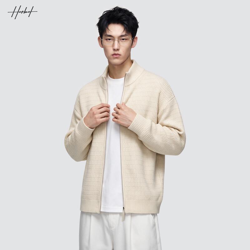HERBEL Men's Textured Cardigan