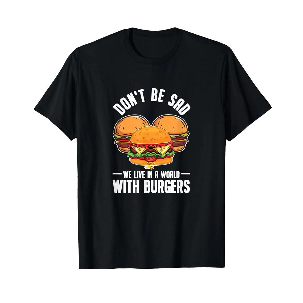 Burger Hamburger Bbq Meat Cheeseburger T Shirt Vintage Streetwear Comfortable Top For Everyday Wear Homme Soft Unisex