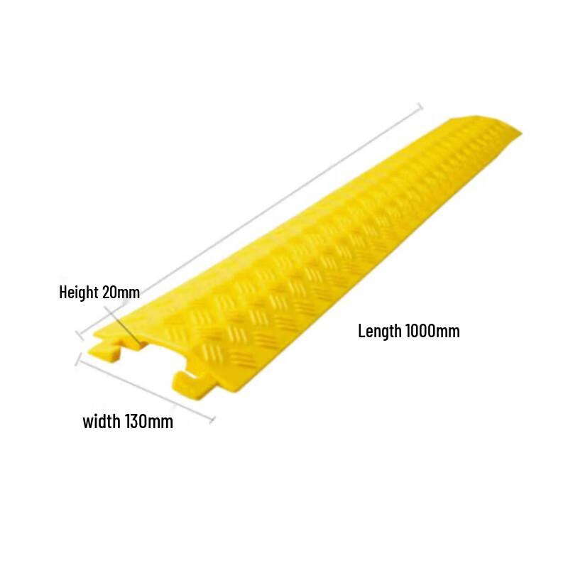 Rubber PVC Cable Management Floor Channel