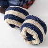 5 Pairs of Men's Autumn and Winter Plus Velvet and Thick Wool Ring Warm Rabbit Wool Tube Socks