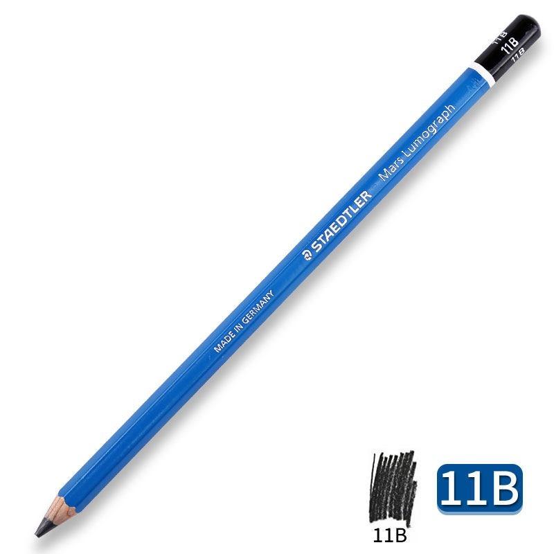 STAEDTLER Blue Bar Student Drawing Sketch Pencil Natural Wood Barrel Break-Resistant Pencil Multiple Hardness Leads Available