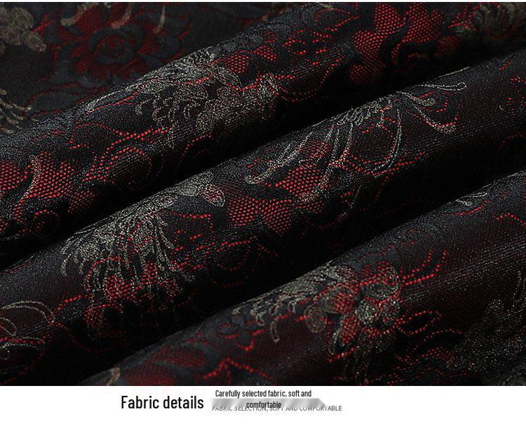 Grandma's Winter Cotton Padded Jacket - New Chinese Style, Thickened, Plus Size, Velvet Lining for Elderly Women