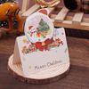 Colorful Paper Crafts 10 Pcs 3D Christmas Greeting Card Cute Tree Santa Snowman Holiday Cards Wreath Design for Festive Messages Wishes Eve