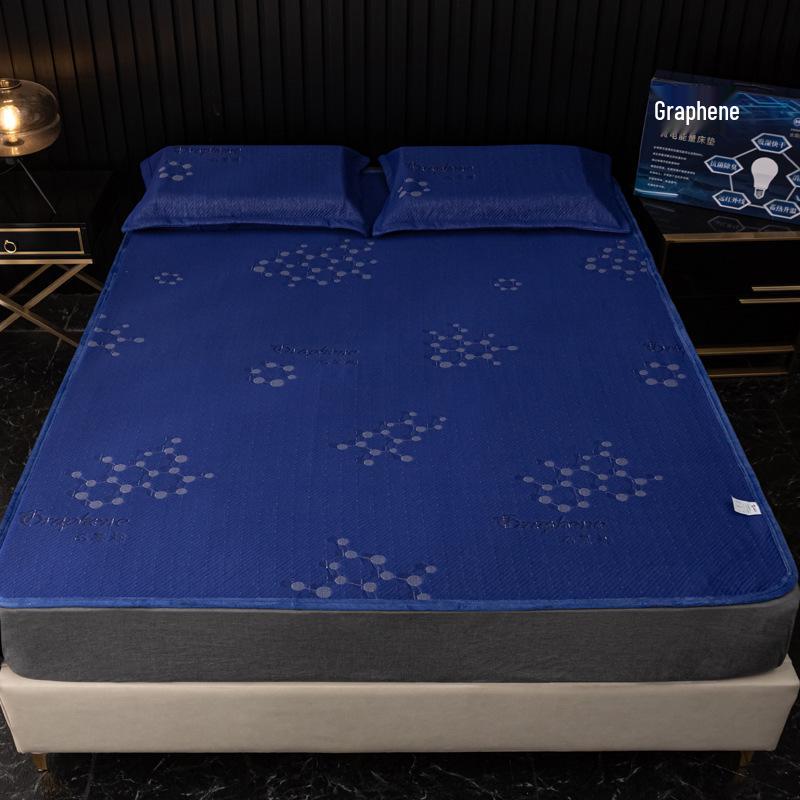 Graphene Heated Non-Slip Mattress Pad - Far-Infrared, Wear-Resistant, Home Use, Promotional Gift