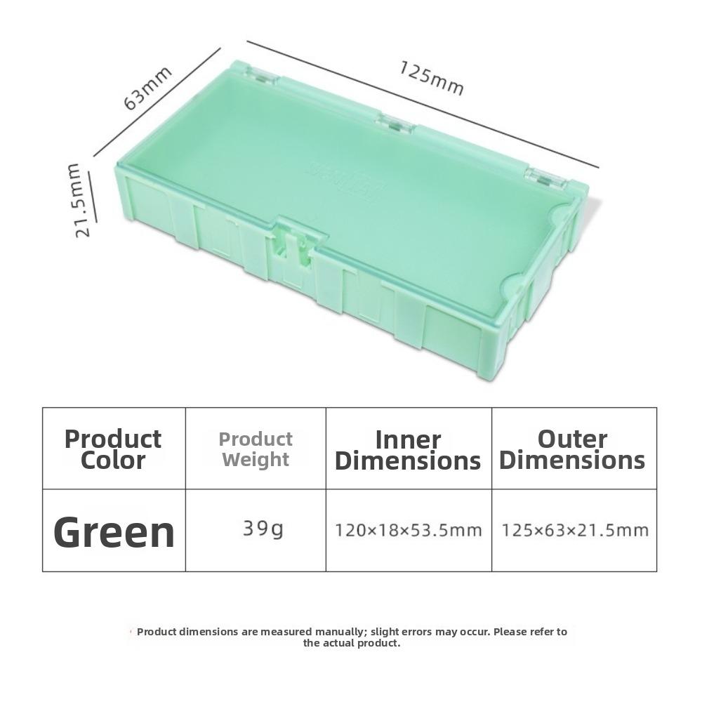 Stackable Electronic Component Storage Box Mini Resistance Storage Box  For DIY Electronics