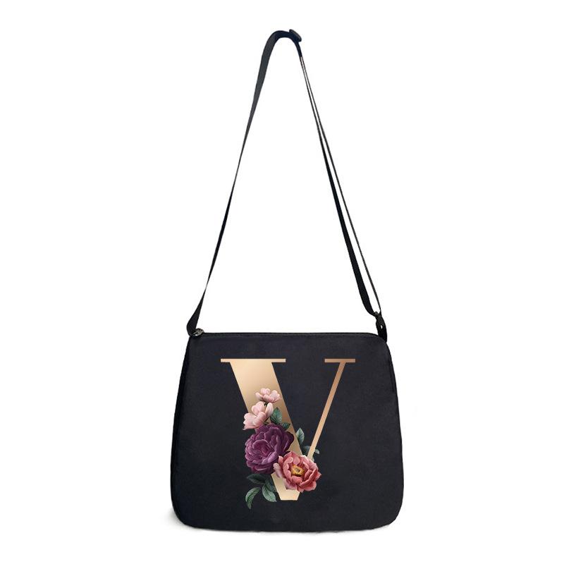 New letter printed handbag women's fashion versatile clutch bag portable messenger bag underarm shoulder bag