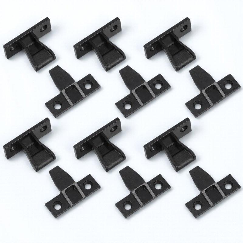 10Pcs Push-on Fittings Quick Furniture Panel Parts Corner Buckle Cabinet Shelf Board Connectors Push-on Fittings