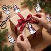 Natural Wood Christmas Ornaments for Festive Atmosphere 10/20/30Pcs Snowman Wooden Ornaments, Watercolor Slice Hanging Decor, Xmas Cute Pendant